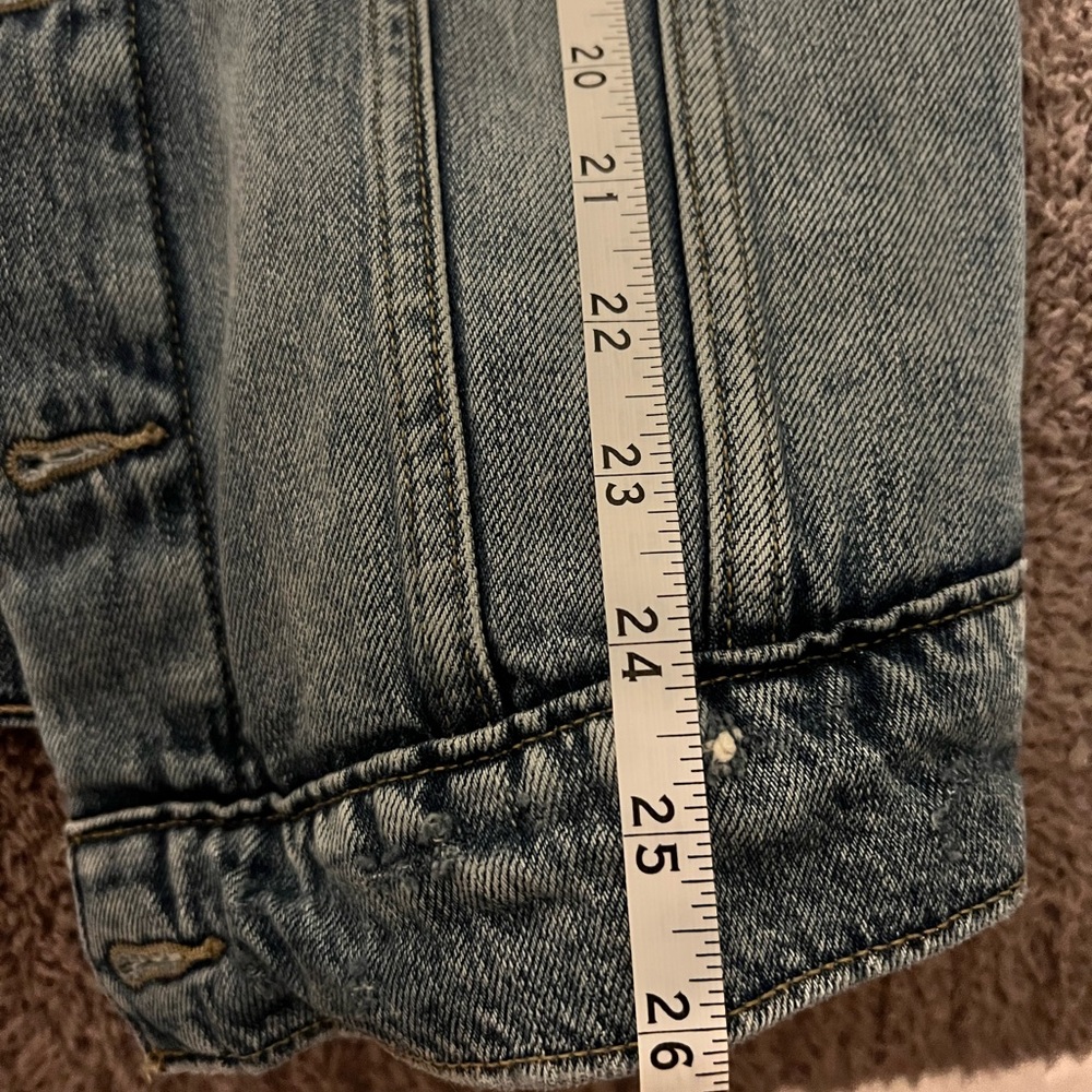 Lucky Brand Boyfriend Trucker Jean Jacket - Picture 13 of 15